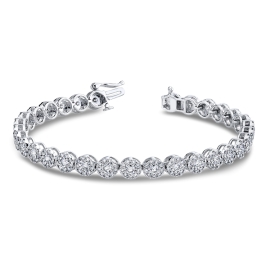 Eternalle Lab-Grown 14k White Gold Diamond Bracelet 5 ct. tw.