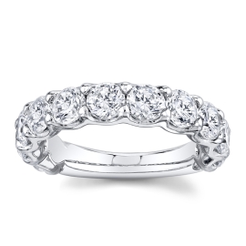 A. Jaffe 18k White Gold Diamond Wedding Band 3 1/2 ct. tw.