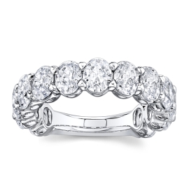 A. Jaffe 18k White Gold Diamond Wedding Band 4 1/4 ct. tw.