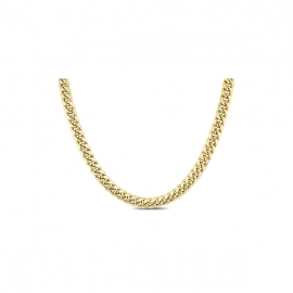 14k Yellow Gold 24" Miami Cuban Link Chain Necklace