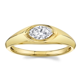 14k Yellow Gold Diamond Fashion Ring 1/2 ct. tw.