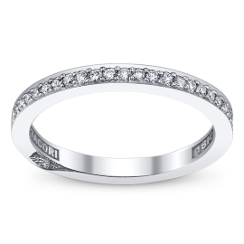 Tacori 18k White Gold Diamond Wedding Ring