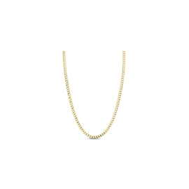 14k Yellow Gold 22" Curb Chain Necklace