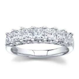14k White Gold Diamond Wedding Ring 1 1/2 ct. tw.