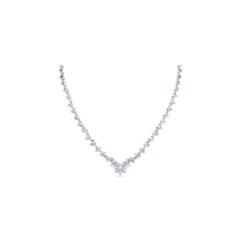 18k White Gold Diamond Necklace 15 ct. tw.