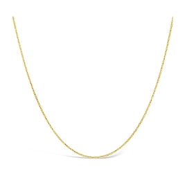 14k Yellow Gold 24" Adjustable Raso Chain Necklace