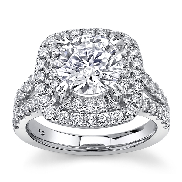 Eternalle Lab-Grown 14k White Gold Diamond Engagement Ring 3 ct. tw.