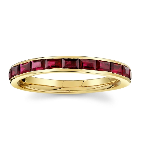 Mark Henry 18k Yellow Gold Ruby Fashion Ring
