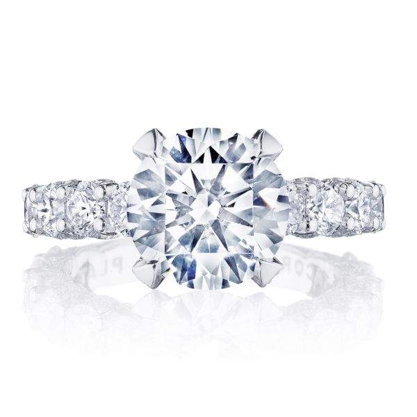 Tacori Platinum Diamond Engagement Ring Setting 2 ct. tw.