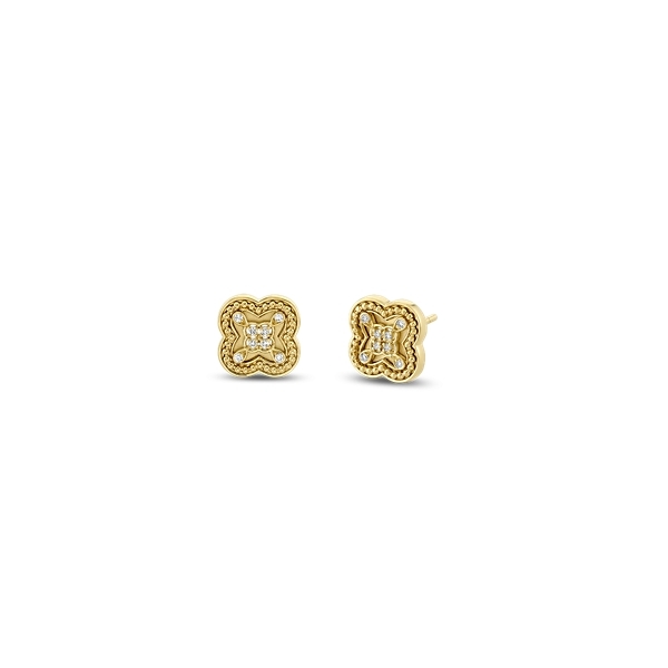 Doves 18k Yellow Gold Diamond Earrings 1/10 ct. tw.