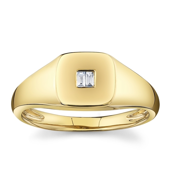 Shy Creation 14k Yellow Gold Diamond Fashion Ring .03 ct. tw.