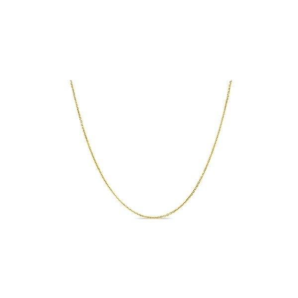 14k Yellow Gold 22" Ajustable Cable Chain Necklace