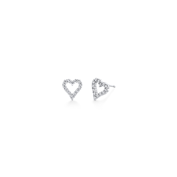 14k White Gold Diamond Earrings 1/2 ct. tw.