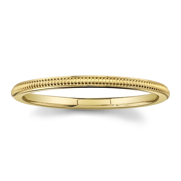 14k Yellow Gold 1.5 mm Fashion Ring