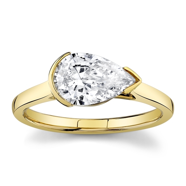 RB Signature THE FUTURE 14k Yellow Gold Diamond Engagement Ring Setting 0.01 ct. tw.