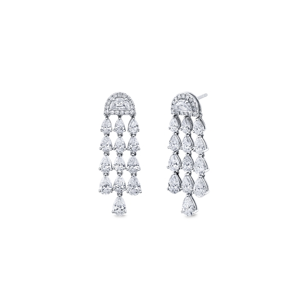 Eternalle Lab-Grown 14k White Gold Diamond Earrings 6 ct. tw.