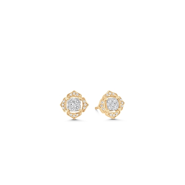 Sara Weinstock 18k Yellow Gold Diamond Earrings 1/3 ct. tw.