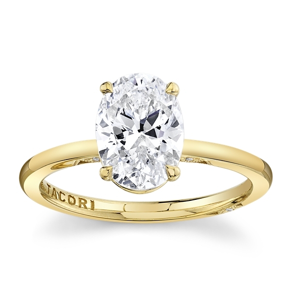Tacori 18k Yellow Gold Diamond Engagement Ring Setting .03 ct. tw.