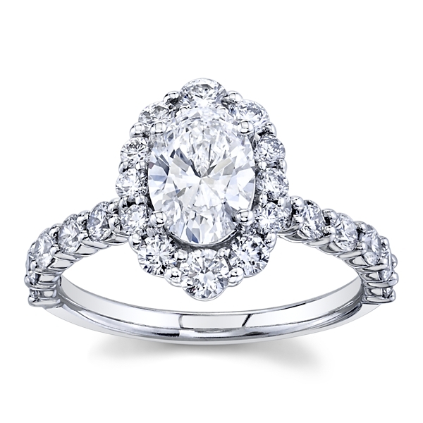 Eternalle Lab-Grown 14k White Gold Diamond Engagement Ring 1 3/4 ct. tw.