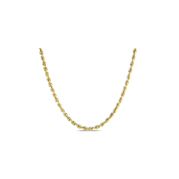 14k Yellow Gold 22" Rope Chain Necklace
