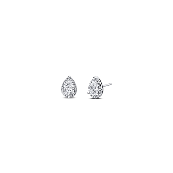 Eternalle Lab-Grown 14k White Gold Diamond Earrings 1 1/2 ct. tw.
