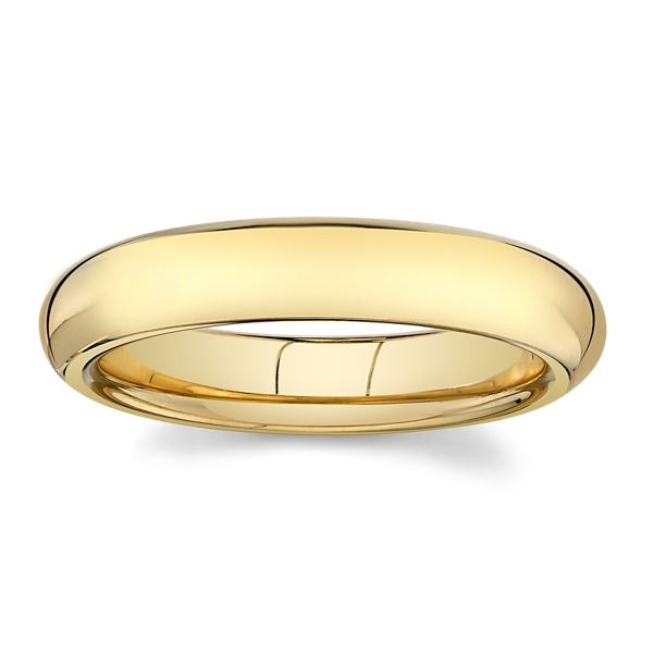 14k Yellow Gold 4 mm Fashion Ring