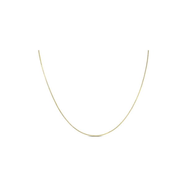 14k Yellow Gold 18" Box Chain Necklace