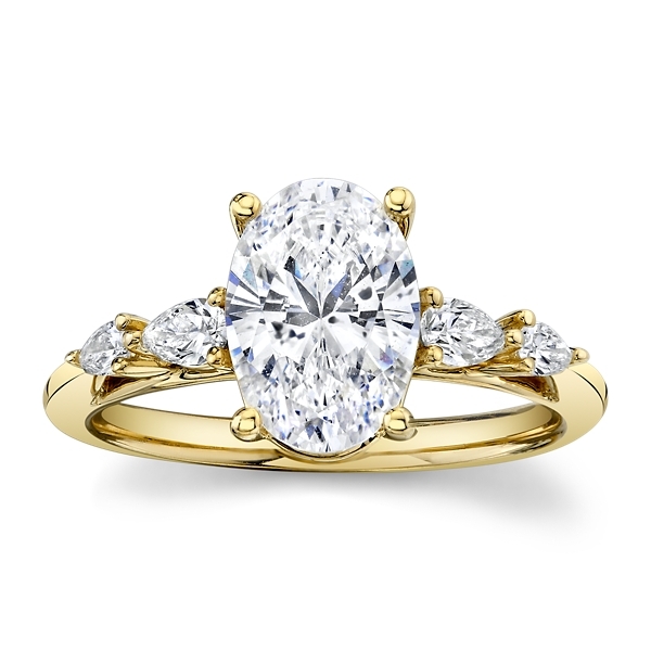 RB Signature The Lucy 14k Yellow Gold Diamond Engagement Ring Setting 1/4 ct. tw.