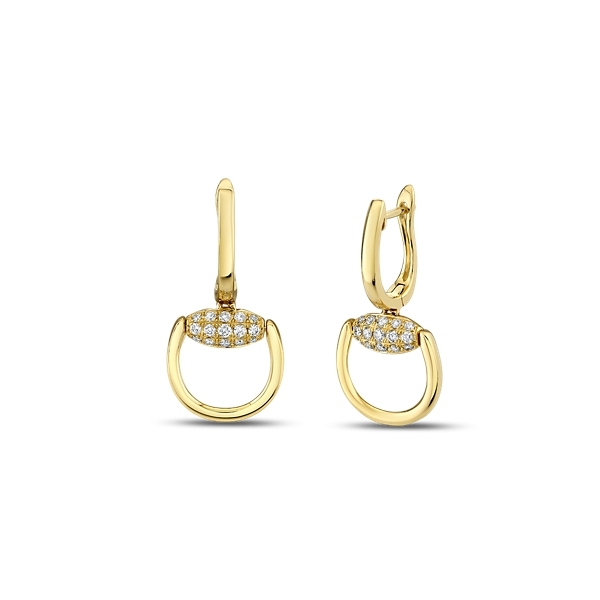 Doves 18k Yellow Gold Diamond Earrings 1/3 ct. tw.