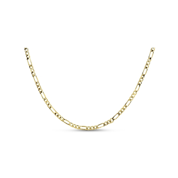 14k Yellow Gold 18" Figaro Chain Necklace