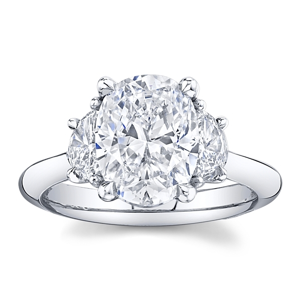 Tacori Platinum Diamond Engagement Ring Setting 3/4 ct. tw.