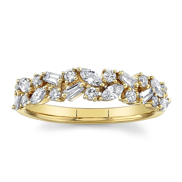 14k Yellow Gold Diamond Wedding Ring 5/8 ct. tw.