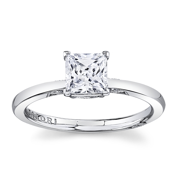 Tacori Platinum Diamond Engagement Ring Setting .03 ct. tw.