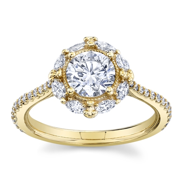 Eternalle Lab-Grown 14k Yellow Gold Diamond Engagement Ring 1 1/3 ct. tw.