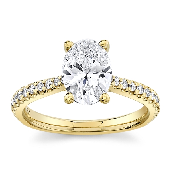 Eternalle Lab-Grown 14k Yellow Gold Diamond Engagement Ring 1 3/4 ct. tw.