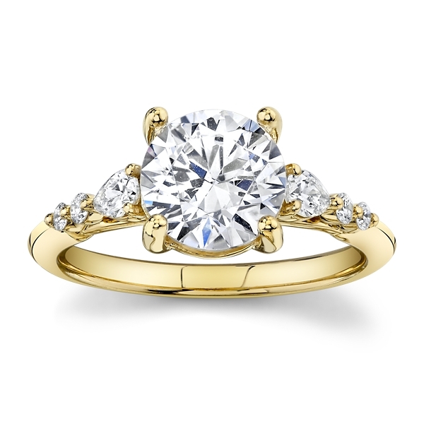 RB Signature The Stella 14k Yellow Gold Diamond Engagement Ring Setting 1/5 ct. tw.