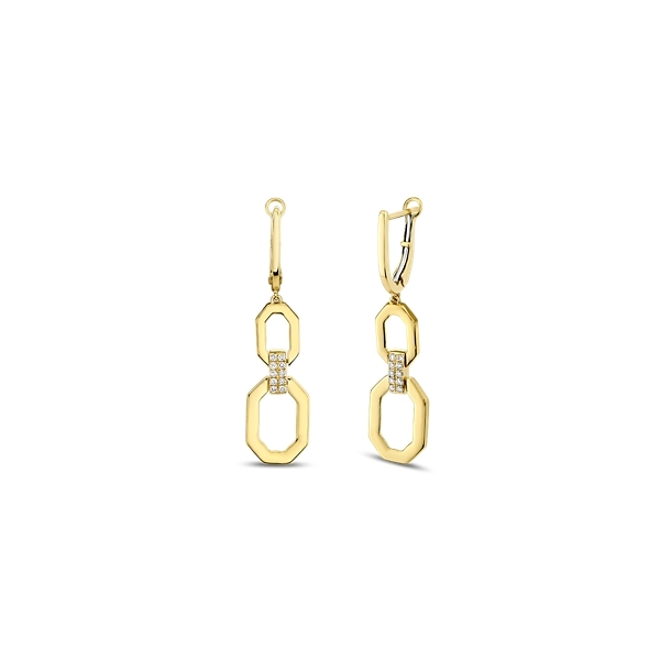 Doves 18k Yellow Gold Diamond Earrings 1/8 ct. tw.