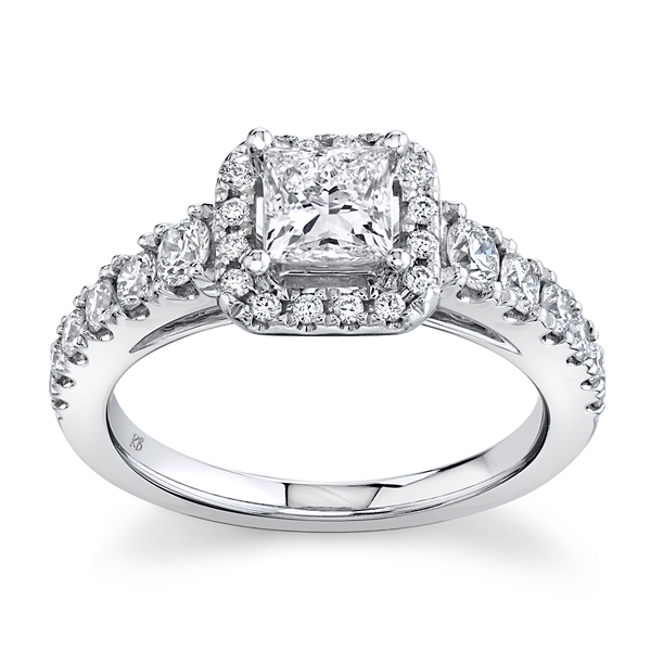 Eternalle Lab-Grown 14k White Gold Diamond Engagement Ring 1 1/3 ct. tw.