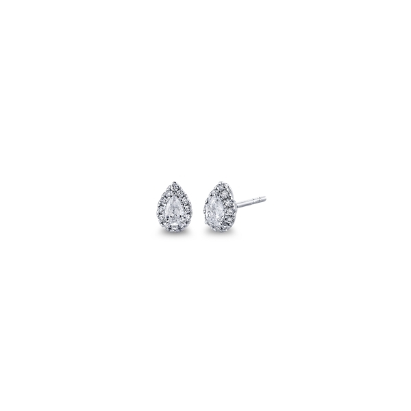 Eternalle Lab-Grown 14k White Gold Diamond Earrings 1/2 ct. tw.