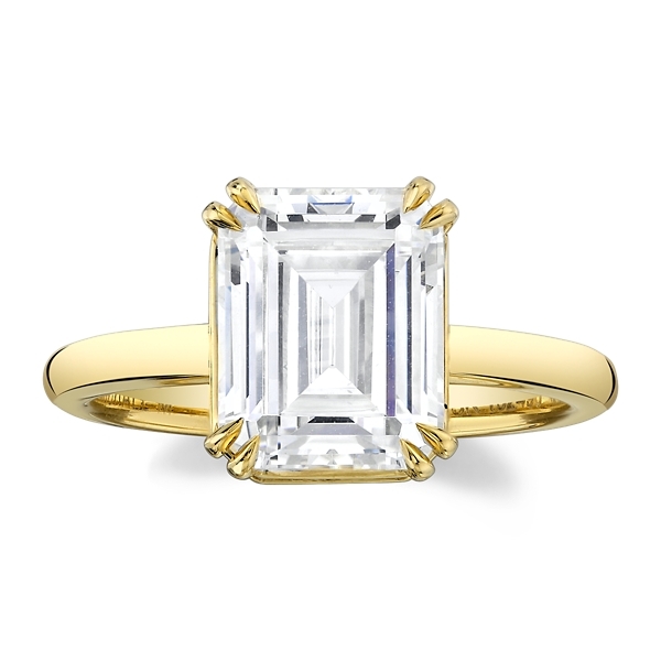 Michael M. 18k Yellow Gold Diamond Engagement Ring Setting 3/8 ct. tw.