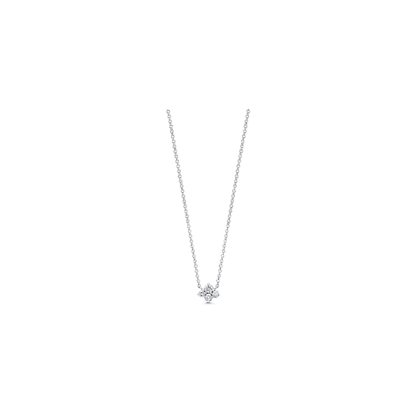 Sara Weinstock 18k White Gold Diamond Necklace 3/8 ct. tw.