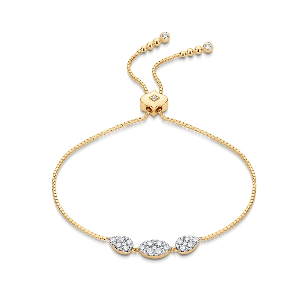 Sara Weinstock 18k Yellow Gold Diamond Bracelet 3/4 ct. tw.