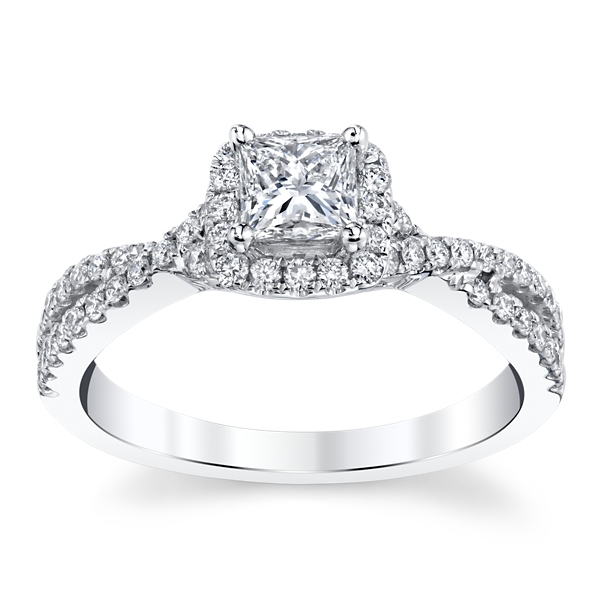 Eternalle Lab-Grown 14k White Gold Diamond Engagement Ring 3/4 ct. tw.