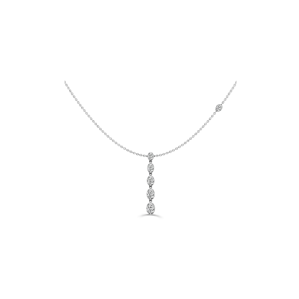 Skyset 14k White Gold Lab-Grown Diamond Necklace 1 1/3 ct. tw.