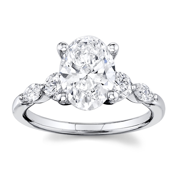 Eternalle Lab-Grown 14k White Gold Diamond Engagement Ring 2 1/4 ct. tw.