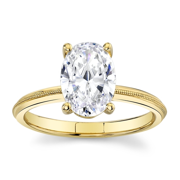 RB Signature THE PETITE 14k Yellow Gold Engagement Ring Setting