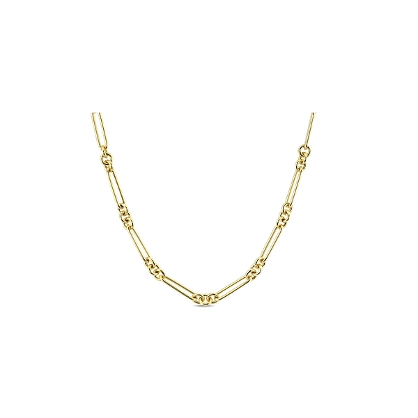 14k Yellow Gold 18" Paperclip Chain Necklace