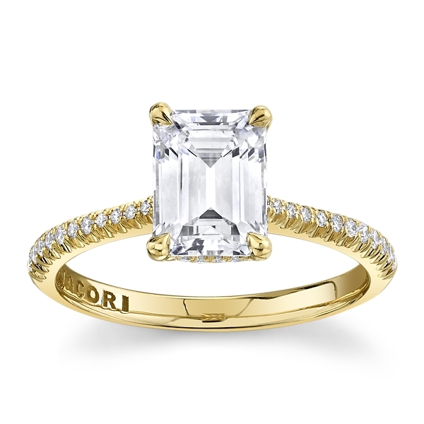 Tacori 18k Yellow Gold Diamond Engagement Ring Setting 1/4 ct. tw.