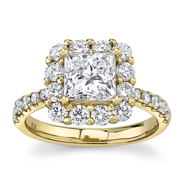 Eternalle Lab-Grown 14k Yellow Gold Diamond Engagement Ring 2 1/2 ct. tw.