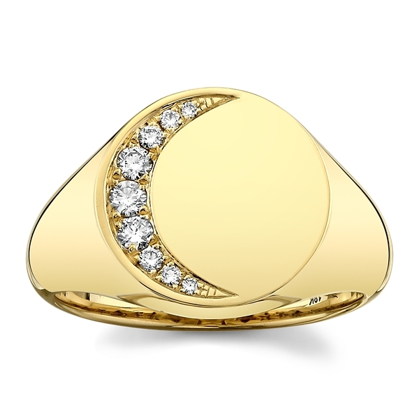 Doves 18k Yellow Gold Diamond Fashion Ring 1/8 ct. tw.